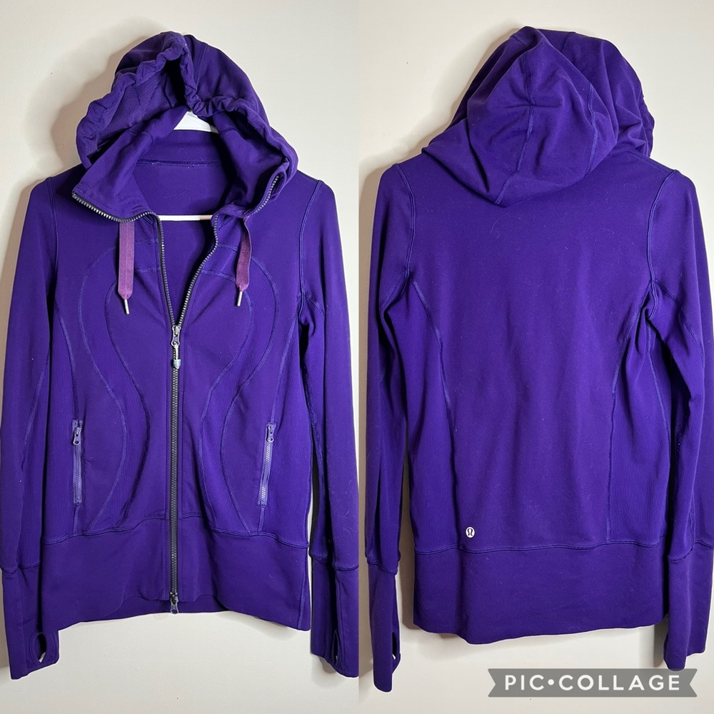 Lululemon Hooded Stride Jacket Lolo Purple size 4